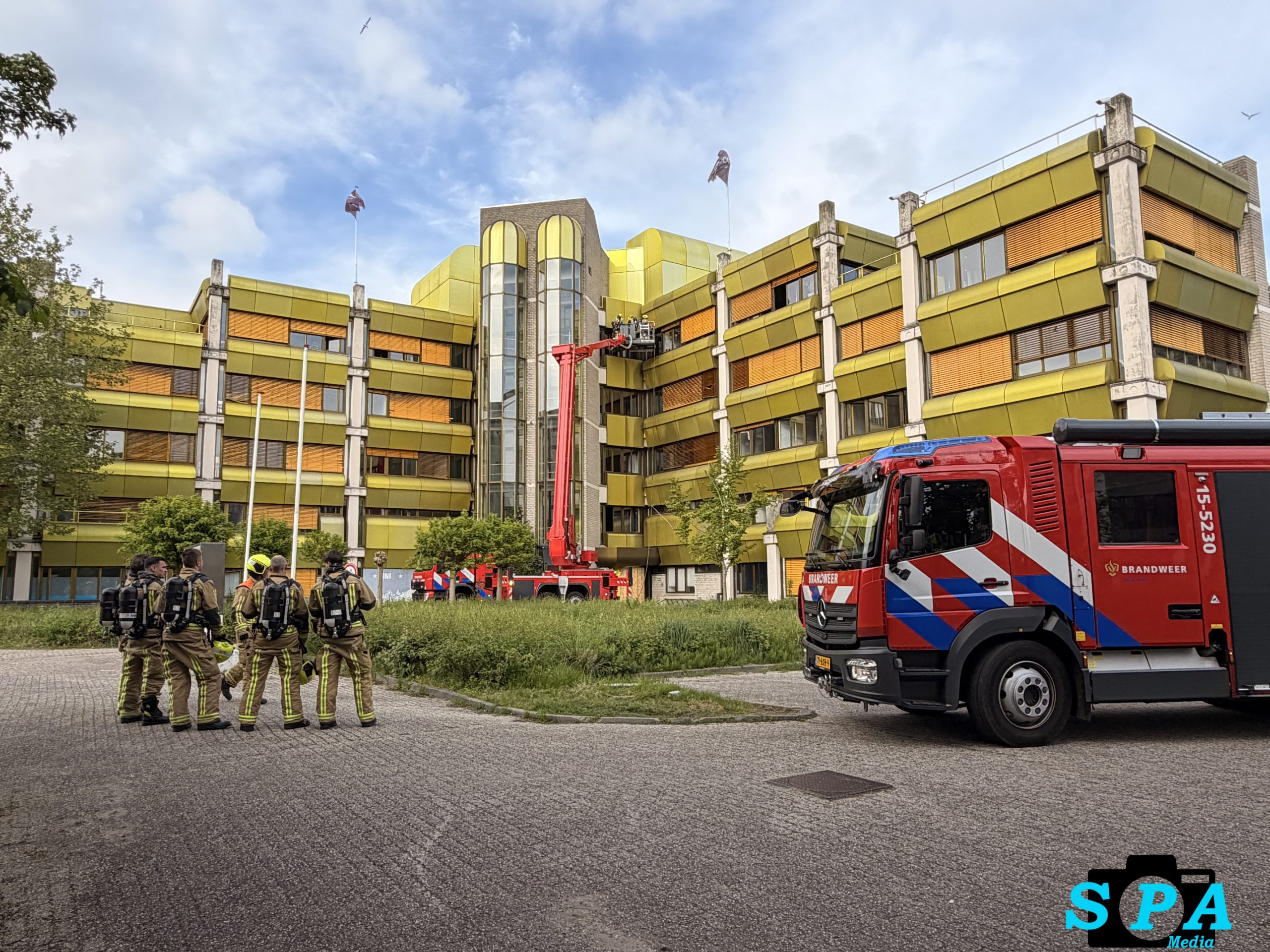 Opnieuw brand in leegstaand pand Bredewater in Zoetermeer